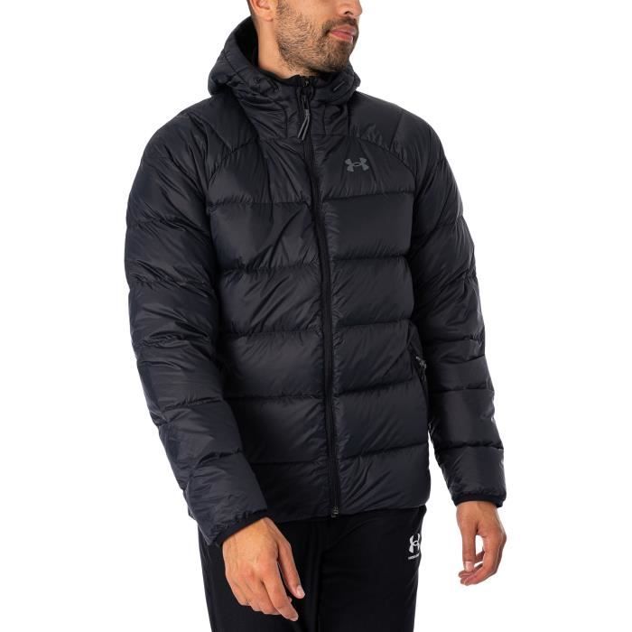 Veste Storm Armour Down 2.0 Under Armour Homme Nylon Fermeture zippee Noir Cdiscount Pret a Porter