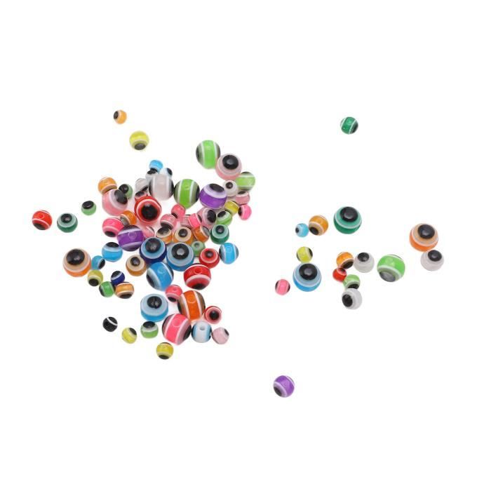 200 Perles De Pêche 7mm Noir - Plastique Souple Pour Leurres Et Lignes | Eau Douce Et Salée