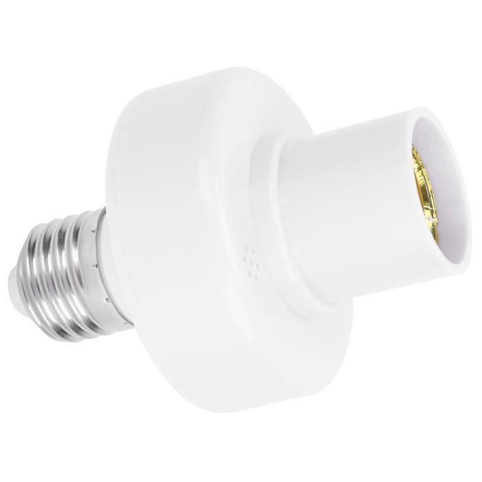 Prise De Lumière De Télécommande, Support De Base D'ampoule De Douille De Lampe E27 Avec Accessoire De Télécommande Pour La Chambre à Coucher 220V