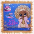 LOL Surprise Holiday OMG 2021edition collector Poupée Mannequin de Collection - NYE Queen avec Tenues dorées-2