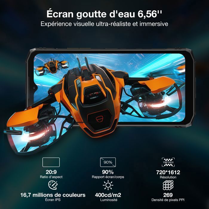 HuiYouMY 1Pcs Cover E 1Pcs Vetrino Compatible With Doogee Blade 10