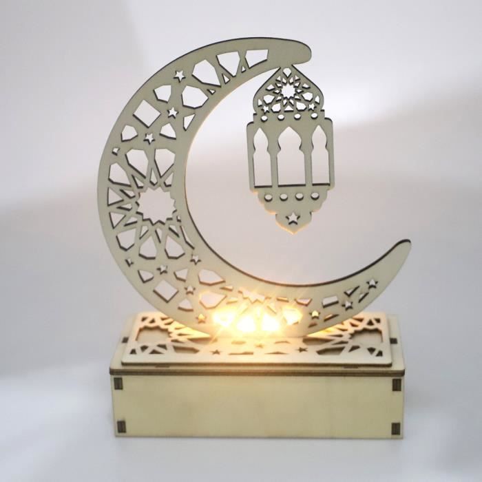 Ramadan Mubarak Artisanat En Bois Décorations Creative DIY Tiroir Armoire Ramadan Compte à Rebours Calendrier Deco Eid Mubarak