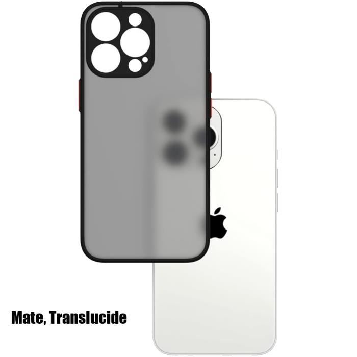 Coque Silicone Matte Avec Protection d'objectifs pour iPhone 15 Pro Max,  Wiqeo, Déstockeur de Coques Pour iPhone
