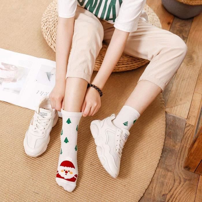 Chaussette femme sales coton fantaisie