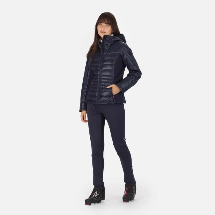 Doudoune femme Rossignol Skpr Hybrid Light bleu nuit M