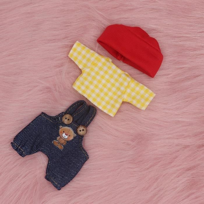 VETEMENT - ACCESSOIRE POUPEE,20--Vêtements et accessoires en peluche de canard jaune de 30 cm VETEMENT - ACCESSOIRE POUPEE,20--Vêtements et accessoires en peluche de canard jaune de 30 cm