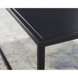 Table basse en métal - L 100 x P 100 x H 30 cm - STEEL-3