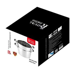 Couscoussier induction MEKNES Aluminium 28cm 12L | Leroy Merlin