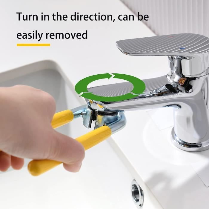 Changer le mousseur d'un robinet ou un lavabo 