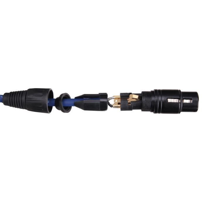 Pronomic Stage JMXM-10 Câble Audio Mono Jack/XLR 10m Noir - Lot De 3