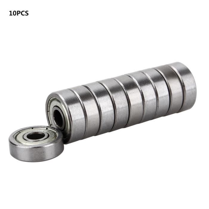 Roulements à Billes 606ZZ - Lot De 10 à 30 Pièces, 6x17x6 Mm, Double Bouclier, Acier