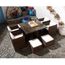 Miami 8 Salon De Jardin Encastrable 8 Places En Resine Tressee