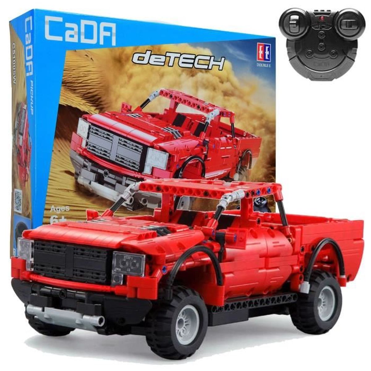 Cada Double Eagle C51005W Blocks RC Remote Controlled PickUp Van