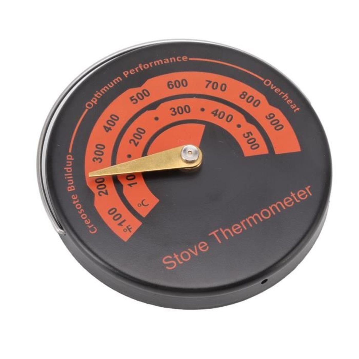 VBESTLIFE Thermomètre de poêle à bois Thermomètre de poêle magnétique Compteur de température de