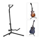 Gaetooely Pied de guitare en alliage daluminium 190mm Trepied pliant Supporter support guitare acoustique electrique Guitare basse Instrument de musique Stand Hange