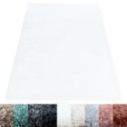 Tapis de salon shaggy - CARPETTEX - Pierre - 160 x 230 cm - 100% Polypropylène - Blanc