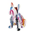 PZL CONCEPT Statuette Bulldog Céramique 20 cm - Élégance Contemporaine pour une Déco Unique - Moderne, Colorée et Élégante