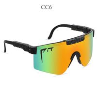 Pit Viper-Lunettes de soleil pour hommes et femmes,UV400,lunettes de soleil pour adultes,mode sport,VTT,lunettes - CC6[A444269]
