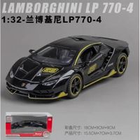 Noir brillant avec boîte - Nicce 1:32 Lamborghini Centenario LP770-4 roue moulé sous pression modèle de voitu
