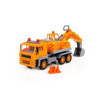 Polesie "Almaz", camion excavateur n°2 inertiel pelleteuse jouet (en grille)