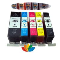 Cartouches d'encre compatibles Canon PGI-520 CLI-521 XL - Multi-couleurs