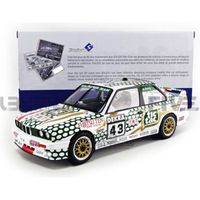 Voiture Miniature de Collection - SOLIDO 1/18 - BMW M3 E30 DTM - Tic Tac 1991 - White / Green - 1801505
