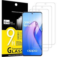[3 pièces] Verre Trempé Transparent pour OPPO Reno 8 Pro 5G