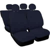 Lupex Shop Housses de siège auto compatibles pour 500 Hybrid Blue Foncè