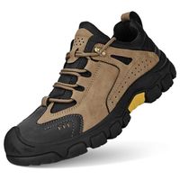 Chaussures de randonnée OOTDAT pour hommes, antidérapantes, confortables et résistantes à l'usure-Kaki