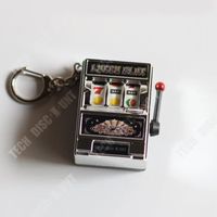 Porte-clés Mini Turnaround - TECH DISCOUNT - Console de jeu rotative - Forme d'appareil photo - ABS et plastique