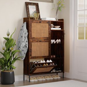 Coffre De Rangement / Meuble à Chaussures Palazzo INT - Vintage Blanc - 78 Cm