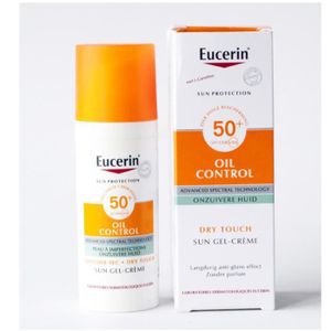 APRÈS-SOLEIL Eucerin-Contrôle de l'huile éventuelles F 50, Crème solaire pour le visage, Gratitude avec huile, Absorbant,
