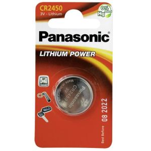 PILES Pile au lithium Panasonic CR2450 IEC CR 2450 EL