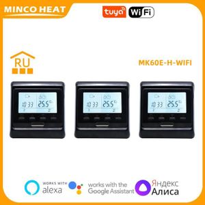 PLANCHER CHAUFFANT Mk60e-h-wifi x3 - Thermostat intelligent pour maison connectée Tuya,chauffage au sol-eau-chaudière à gaz, rég