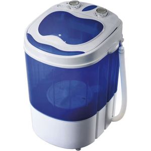 Petite machine à laver Easymaxx de camping et de voyage 07475-3 kg, 260 W,  bleue et blanche - Cdiscount Electroménager