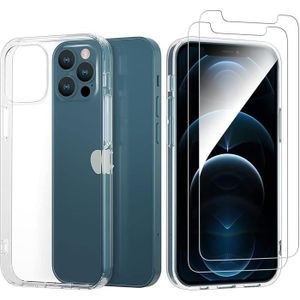 Coque De Protection Slim En Silicone TPU Pour IPhone - Compatible 13/12/11 Pro Max Etc. - Antichoc Et Anti-Rayures - Neuf