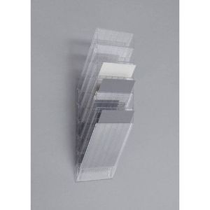 Durable Flexiplus - Trieur mural porte-document - 6 cases A4 horizontal -  transparent Pas Cher