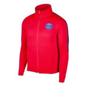 MAILLOT DE FOOTBALL - T-SHIRT DE FOOTBALL - POLO DE FOOTBALL Veste de survêtement - Nike - Paris Saint-Germain - Rouge - Homme - Football