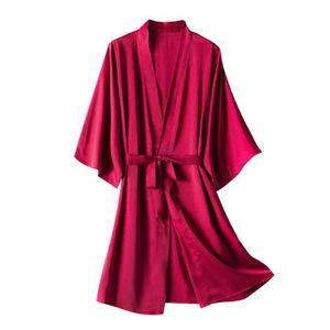 PYJAMA Robe de Chambre Satin Soie Pyjamas Femmes Chemise De Nuit Lingerie Robes Sous-Vêtements Vêtements De Nuit Sexy