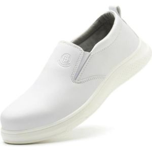 Chaussures de sécurité blanches pour homme