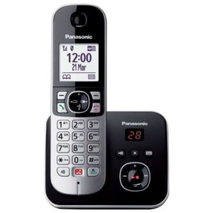 Téléphone fixe Téléphone fixe sans fil Solo Panasonic KX TG6861 N