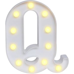 BANDE - RUBAN LED Lettre Lumineuse LED Q pour Plafond - 26 Lettres -