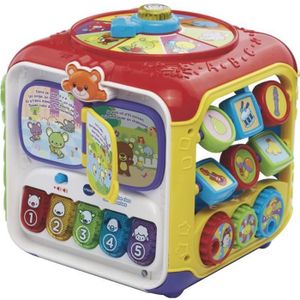 CUBE ÉVEIL Cube des découvertes interactif VTECH BABY - Multicolore - 10 mélodies et 4 chansons - Mixte - 9 mois et plus