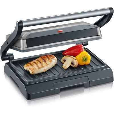 Ilsa 650 Gril/Moule à Sandwiches Antiadhésif Noir - Démontable