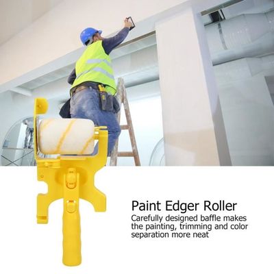 Perche Télescopique Pour Rouleau Peinture - Extensible De 2,4 à 6 Pieds, Noir Et Jaune