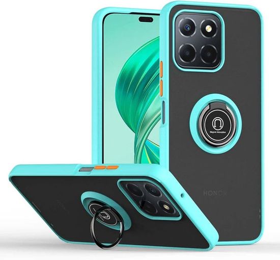 Moex Étui Ceinture Plug Case Pour Honor 200 Smart - Cuir PU Protection Complète Avec Clip