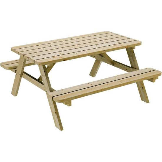 Bac à Sable 4 En 1 FANTASK 120x120 Cm – Avec Banc Pliable, Table De Pique-nique, Toit Pare-soleil Réglable (34-129 Cm), 2 Lavabos, Couvercle, Bâche, En Bois De Sapin