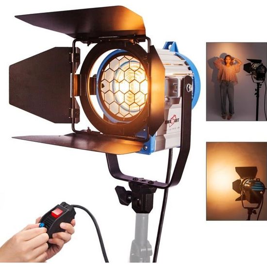 500W Ampoule Halogène pour Photo Studio Vidéo Film Fresnel