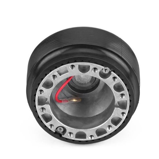 Entretoise Volant 1 Pouce | Alliage Aluminium | Pour Volants 6 Trou S| Améliore Confort De Conduite | Noir