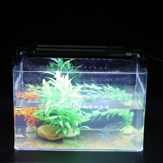 Aquarium Fish Tank 36 LED Lumière 30CM Lumières submersibles avec supports extensibles -HB065
